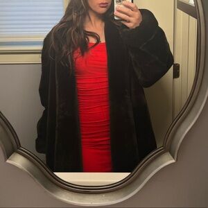 CLOSING SALE 🔥 EUC Fur Coat Medium